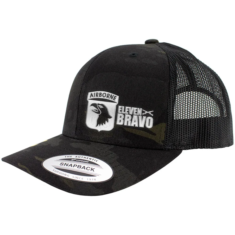 101st Airborne 11 Bravo Series Snapback Trucker Multicam