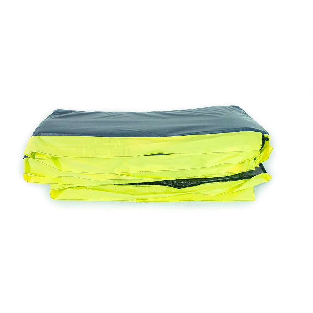 13' Round Spring Pad - Dual Navy/Lime Green