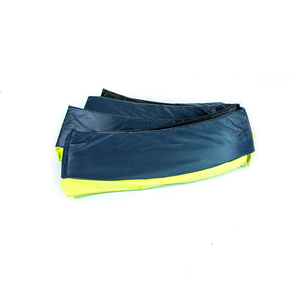 13' Round Spring Pad - Dual Navy/Lime Green