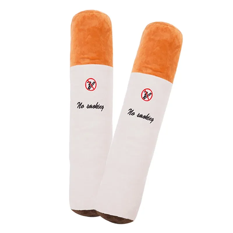 1pc 30cm Smoking Cylindrical Sleeping Cigarette Pillow Boyfriend Birthday Gift Plush Toys,Free Shipping