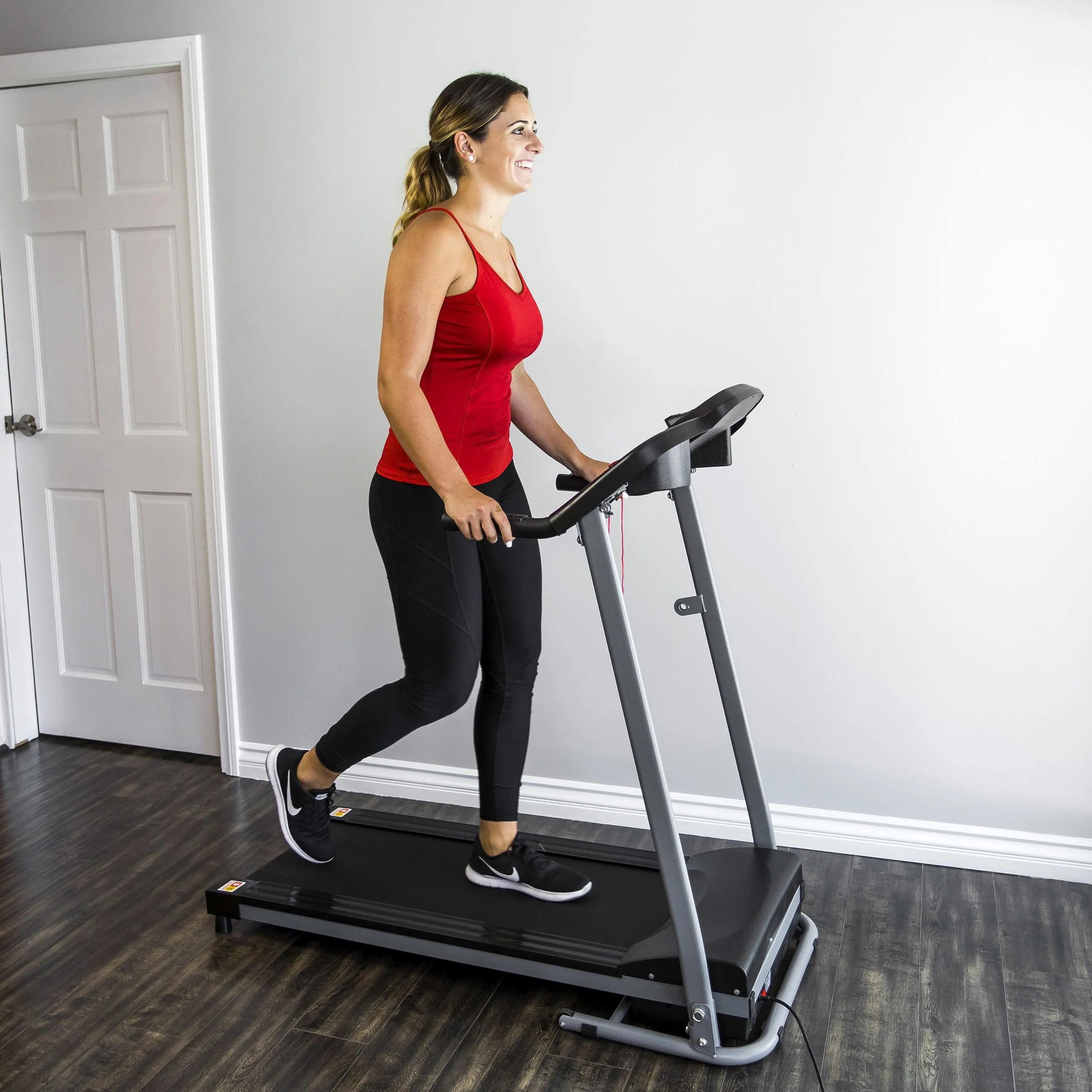 800W Folding Electric Treadmill