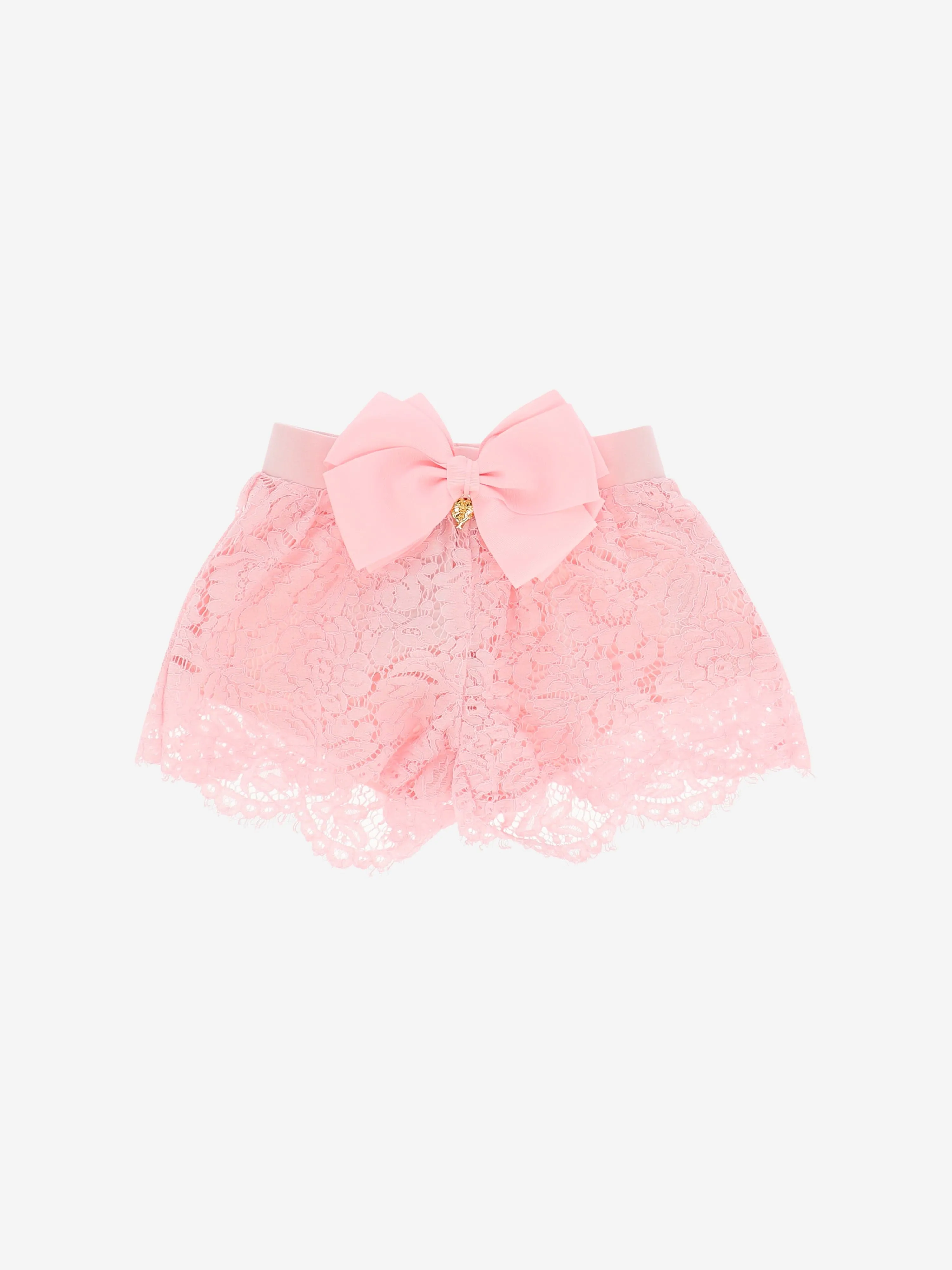 Angels Face Girls Dorothy Lace Shorts in Pink