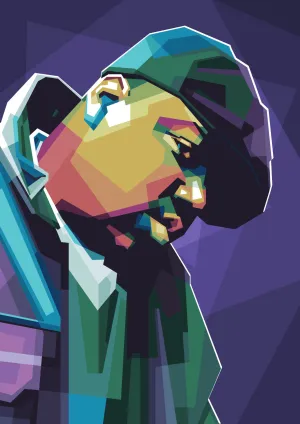 Biggie Smalls Pop Art WPAP