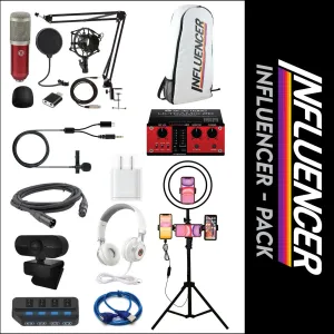 Blastking Influencer Complete Recording Pack - Red