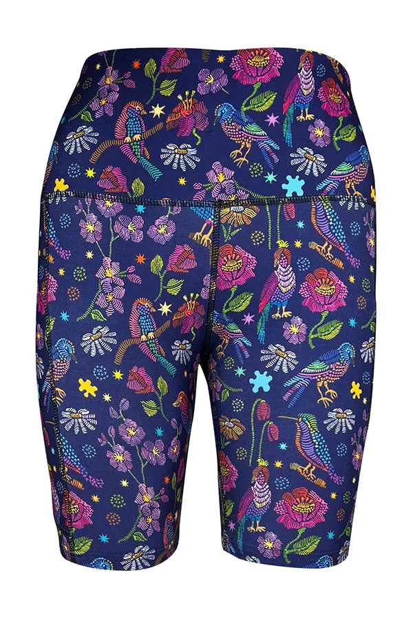 Botanical Birds Shorts   Pockets