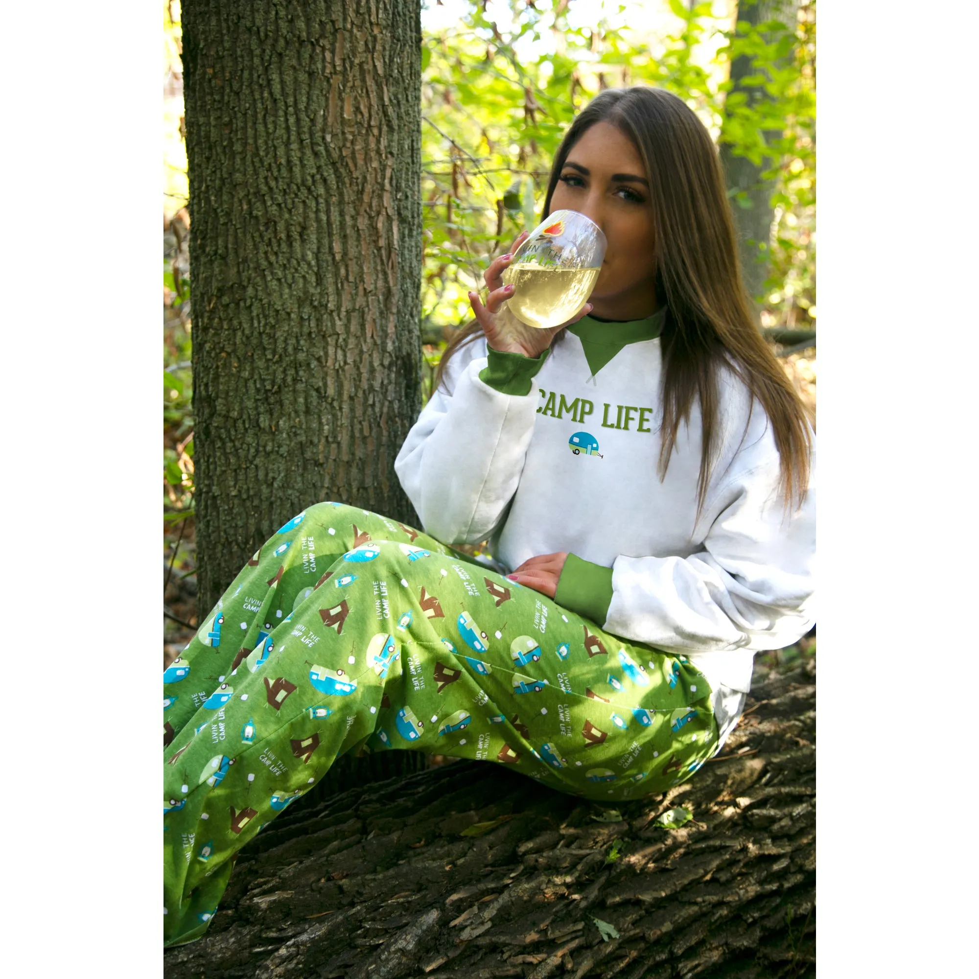 Camp Life Green Unisex Lounge Pants