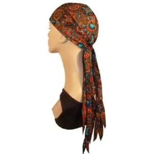 Desert Skull Cap - Indian Jewelry Coral