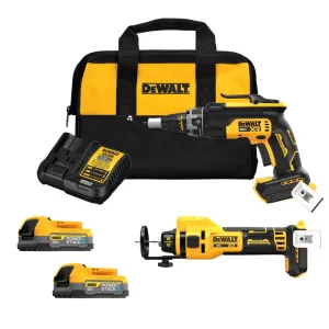 DeWALT DCK265E2 20V MAX XR Screwgun & Cutout Combo Tool Kit w/ 1.7 Ah Battery