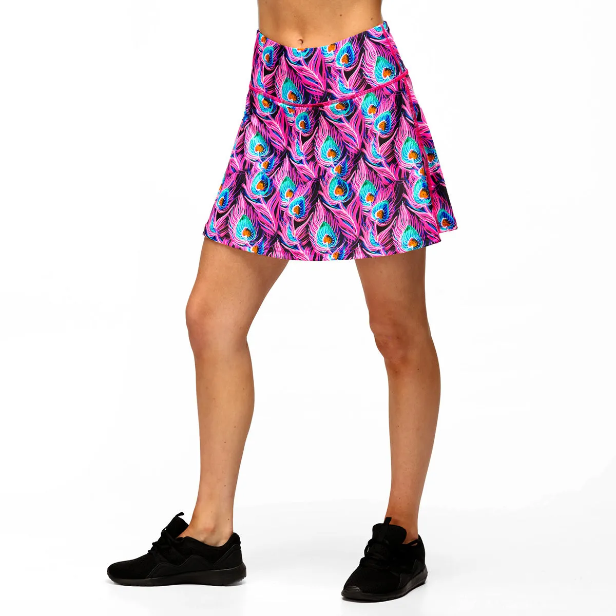 Flamboyant Feathers Skort