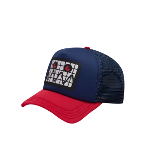 KIDS JUMBLE ROBOT LOGO CAP - NAVY