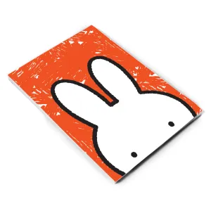 Miffy Eyes Orange Background A6 Notepad