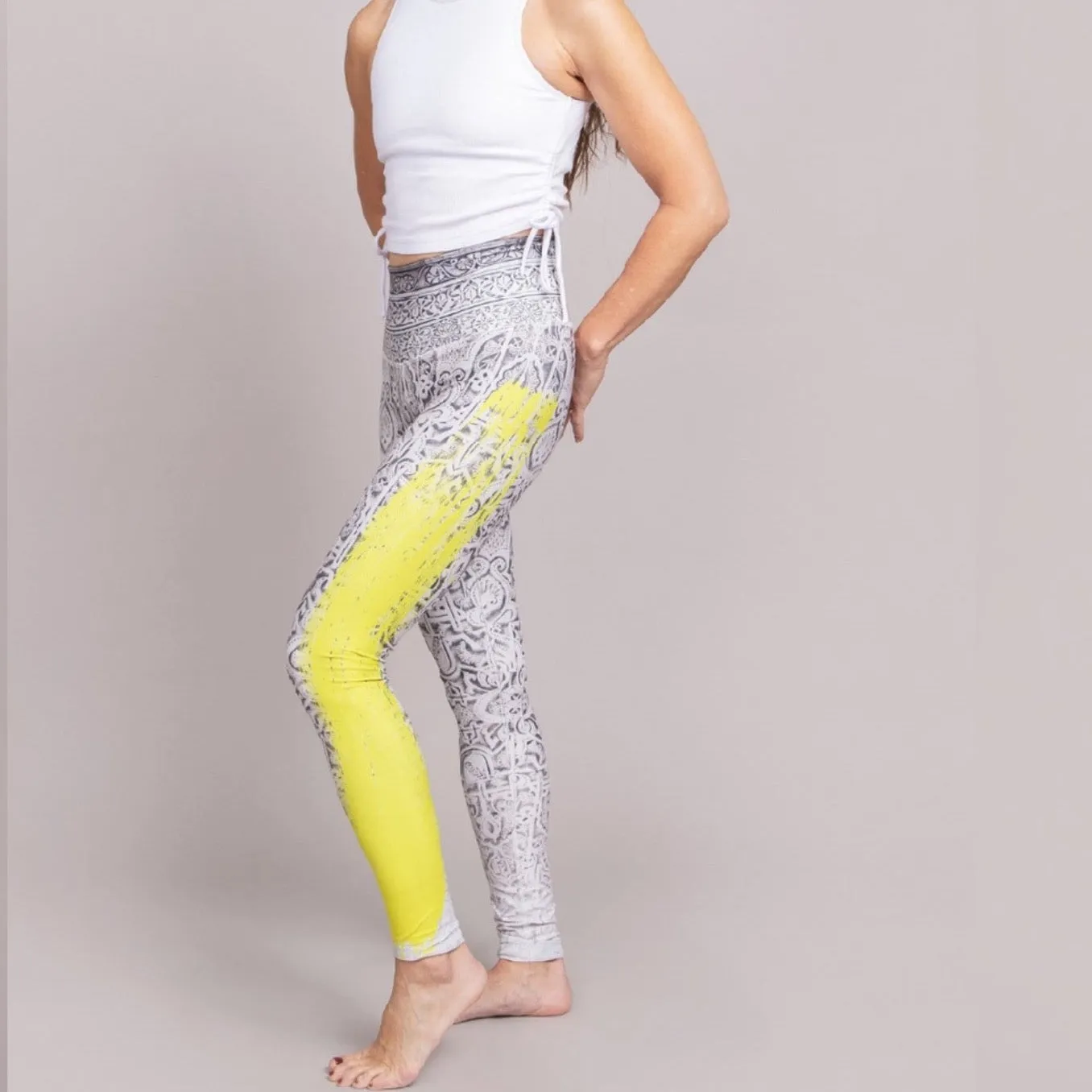 Neon Stone Barefoot Leggings