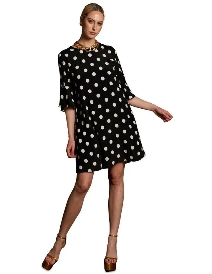 Peyton Frill Sleeve Dress