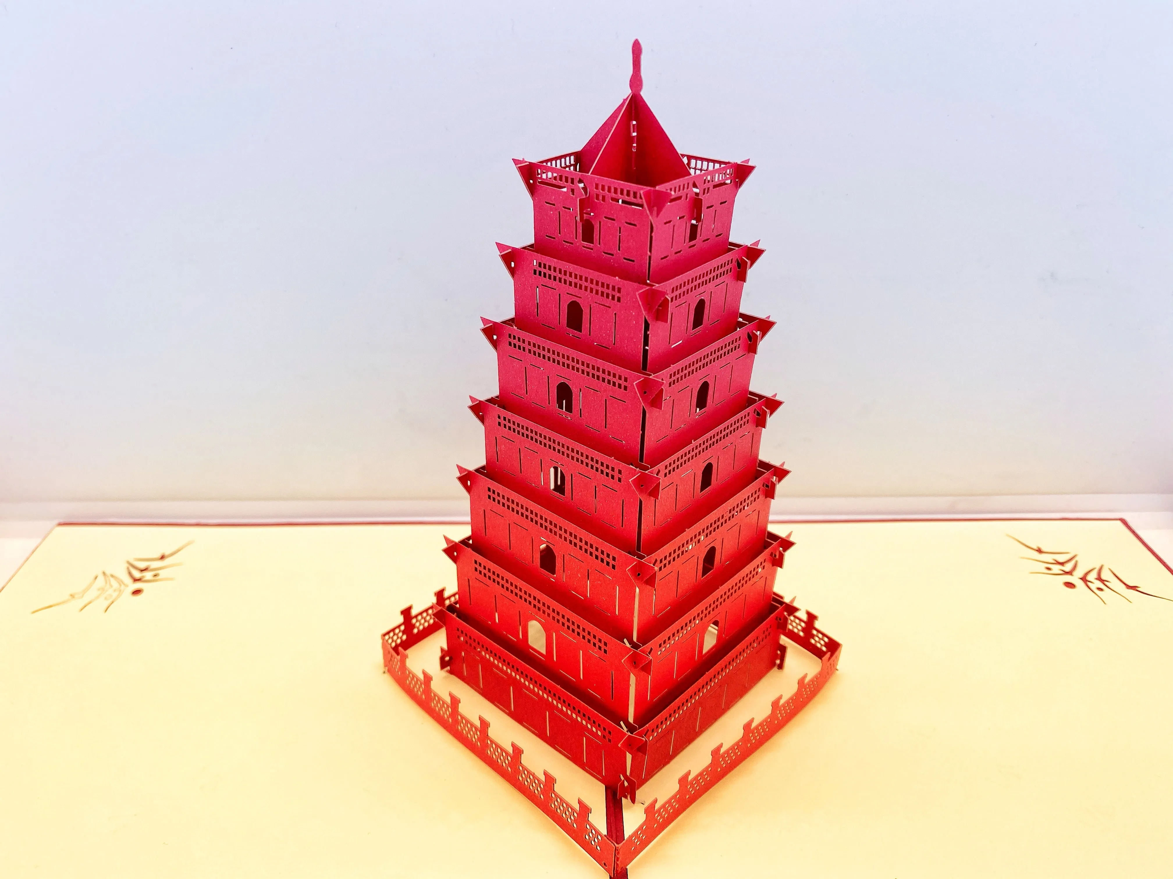 Pop-up Card _ Greater Wild Goose Pagoda