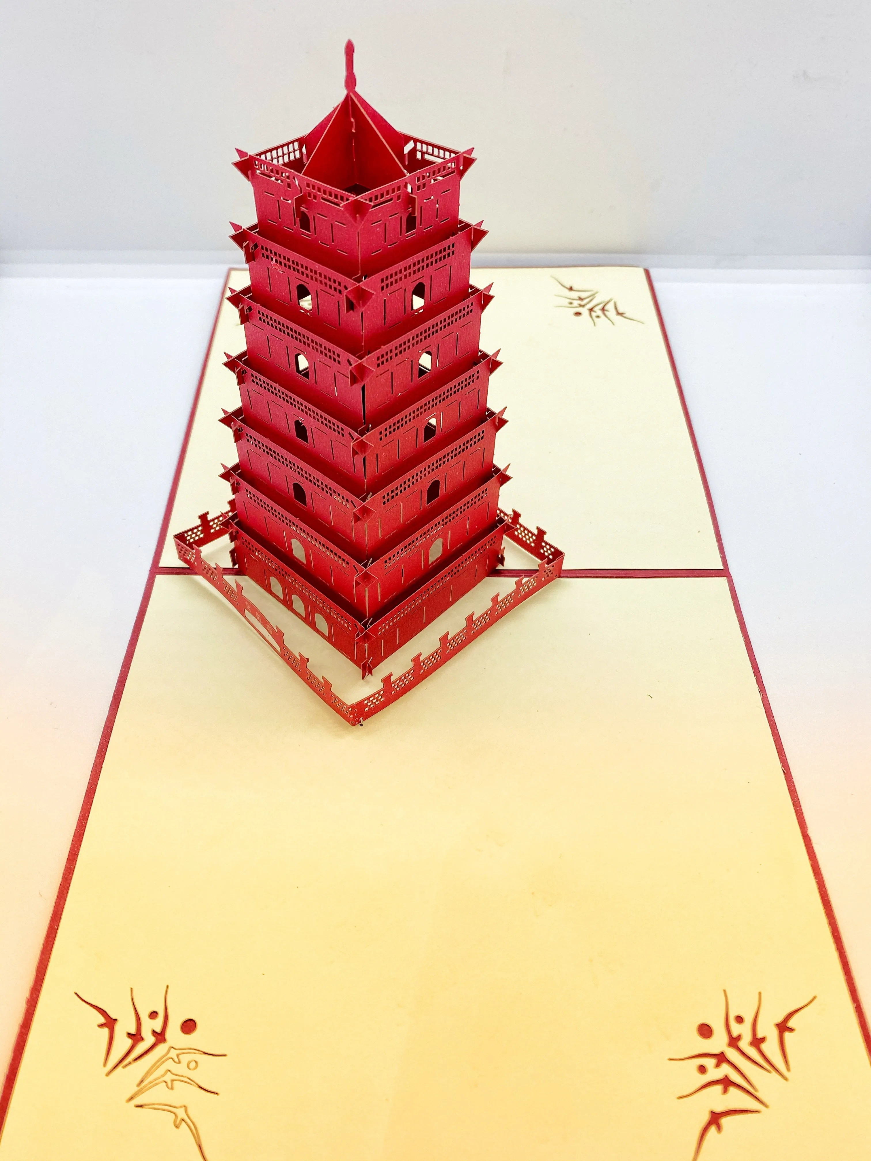 Pop-up Card _ Greater Wild Goose Pagoda