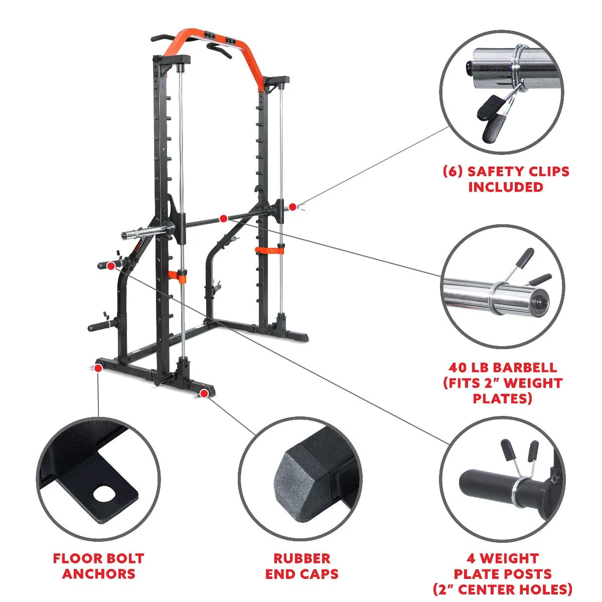 Premium Home Use Strength Training Smith Machine