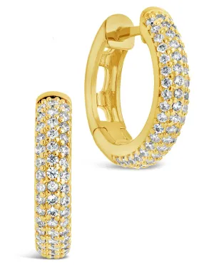 Raquel CZ Micro Hoop Earrings