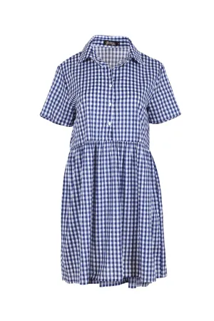 Sunshine Villa Dress Blue in Cotton