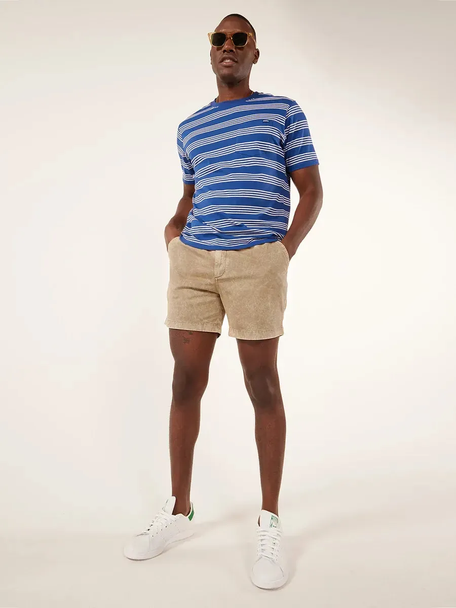 The Stripe (Pocket T-Shirt) - Navy